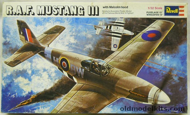 Revell 1/32 RAF Mustang III (P-51) - With Malcom Hood, H152 plastic model kit